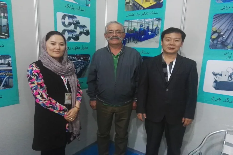 金属精整设备国际展会现场